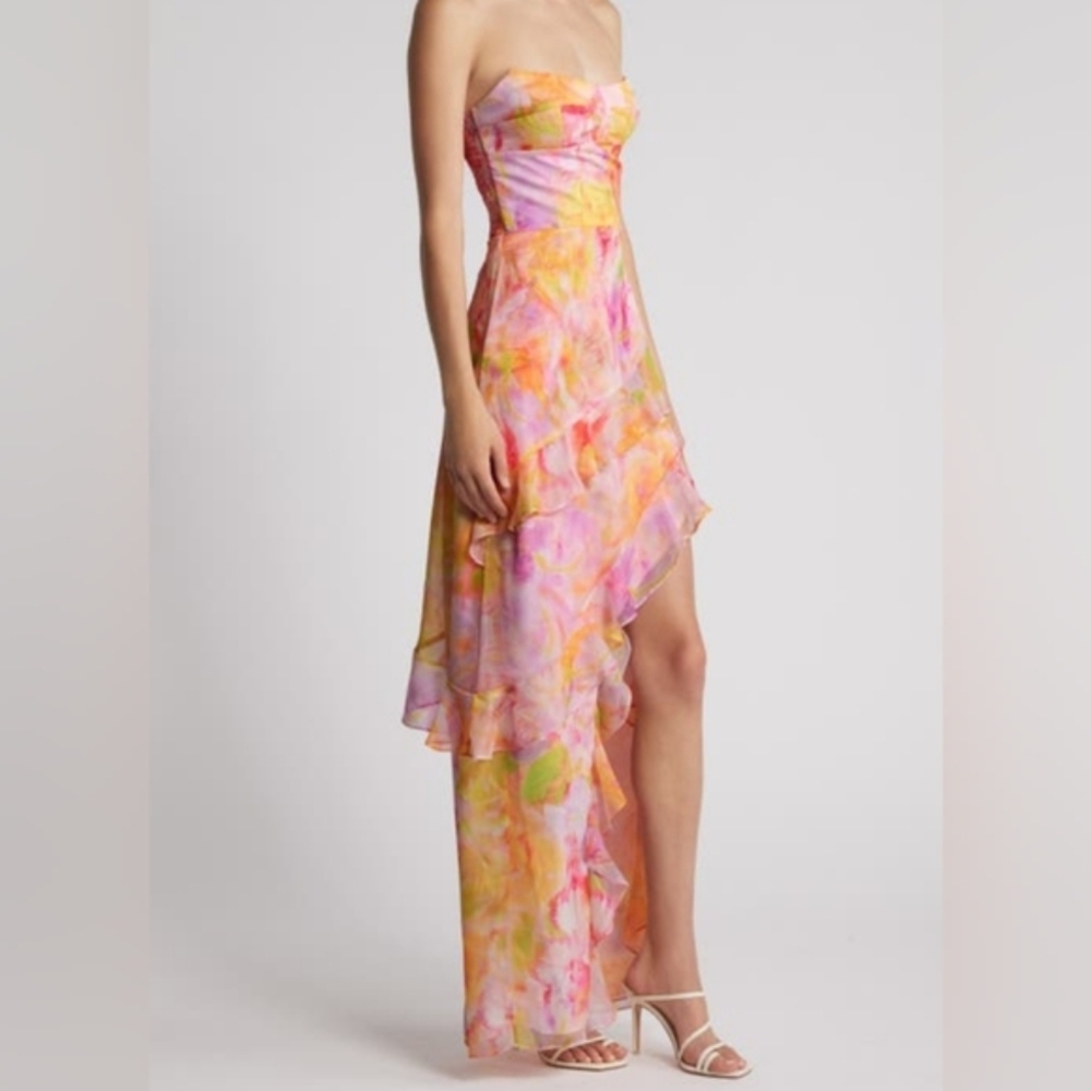 Amanda Uprichard Magnolia Maxi Dress 🌺 — Size Large | NWT - Picture 2 of 16